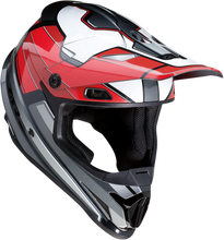 Load image into Gallery viewer, Z1R, Z1R Rise Motorcycle Helmet - Red and Gray, Size 2XL (Part No. 0110-7213)