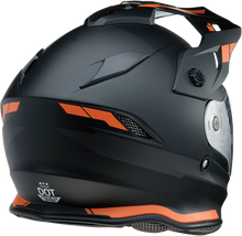 Load image into Gallery viewer, Z1R, Z1R Range Helmet - Uptake Black/Orange, Small – Versatile Motorcycle Helmet with Drop-Down Sun Visor and Removable Lining