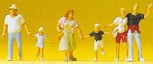 Load image into Gallery viewer, Preiser 10326 HO Scale Pedestrians -- Passers-By Hurrying pkg(6)