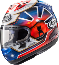Load image into Gallery viewer, ARAI HELMETS, ARAI HELMETS Corsair-X Dani Samurai-2 Blue Large Helmet (Part 0101-15776)