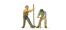 Load image into Gallery viewer, Preiser 45009 G Scale Track Workers w/Wrench &amp; Crow Bar