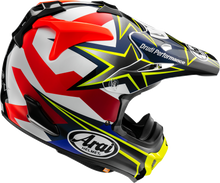 Load image into Gallery viewer, ARAI HELMETS, ARAI HELMETS VX-Pro4 Stars &amp; Stripes Helmet – Yellow, Small – Advanced Features for Off-Road Protection