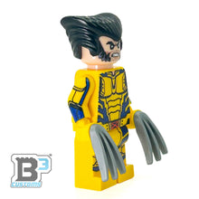 Load image into Gallery viewer, Custom Wolverine Minifig made using LEGO parts - B3 Customs