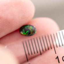 Load image into Gallery viewer, Oval Natural Australian Black Opal Loose Gemstone 0.23ct