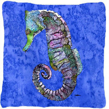 Load image into Gallery viewer, Seahorse Decorative   Canvas Fabric Pillow