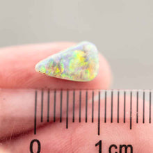 Load image into Gallery viewer, Triangle Natural Australian Black Opal Loose Gemstone 1.26 ct