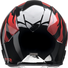 Load image into Gallery viewer, Z1R, Z1R Warrant Panthera Helmet in Black/Red - Small | Injection Molded Polycarbonate Shell with Drop-down Sun Visor