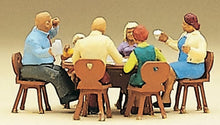 Load image into Gallery viewer, Preiser 10282 HO Scale Pedestrians -- Family Sitting in Garden