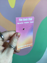 Load image into Gallery viewer, Heart Flat Back Stud