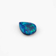 Load image into Gallery viewer, Drop Shape Natural Australian Black Opal Lake Blue Loose Gemstone 0.70ct