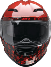 Load image into Gallery viewer, Z1R, Z1R Jackal Patriot Helmet - Red, 2XL - Aero Shell, Anti-Fog Shield, Drop Down Sun Visor