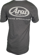 Load image into Gallery viewer, ARAI HELMETS, ARAI HELMETS Arai Helmet T-Shirt - Dark Heather Gray, Medium, Part Number 121564
