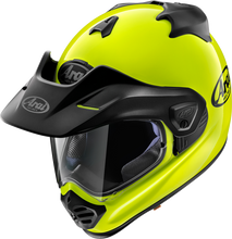Load image into Gallery viewer, ARAI HELMETS, ARAI Helmets XD-5 Fluorescent Yellow Helmet with VAS-A Shield System and Max-Vision Shield - XS