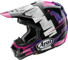 Load image into Gallery viewer, ARAI HELMETS, ARAI Helmets VX-Pro4 Battle Purple Helmet - Large, Part Number 0110-8714