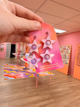 Load image into Gallery viewer, Beaded Star Earrings