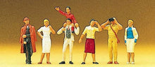 Load image into Gallery viewer, Preiser 10026 HO Scale Pedestrians -- Railfans Standing