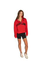 Load image into Gallery viewer, Maryland Terps Quarter Zip Sweatshirt