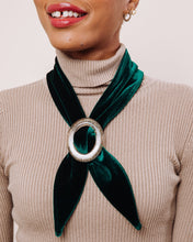 Load image into Gallery viewer, Emerald Duchess - Scarf Tie