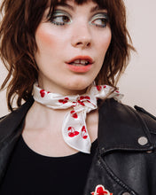 Load image into Gallery viewer, Cherry Bomb - Convertible Scrunchie Tie