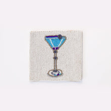 Load image into Gallery viewer, Beaded Drink Coaster, Set of 5 Coasters