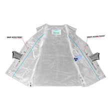 Load image into Gallery viewer, Women's Gray Single Back Panel Concealed Carry Vest