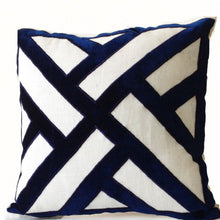 Load image into Gallery viewer, Customizable Geometric Chippendale Throw Pillow Cover