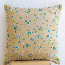 Load image into Gallery viewer, Beige Geometric Circles Throw Pillow Cover