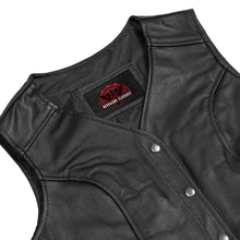 Load image into Gallery viewer, Clara Women's leather motorcycle vest