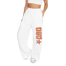 Load image into Gallery viewer, Oklahoma State White Bandana Flare Sweatpants