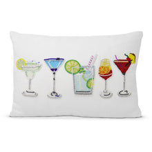 Load image into Gallery viewer, Cocktail Pillow Cover, Drinks Pillow Cover