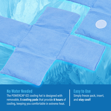 Load image into Gallery viewer, POWERCAP ICE Baseball Hat – Instant Cooling with Reusable Ice Packs UPF 50 Protection