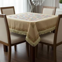 Load image into Gallery viewer, Tache Colorful Country Rustic Floral Morning Awakening Woven Tapestry Tablecloth (3089B)