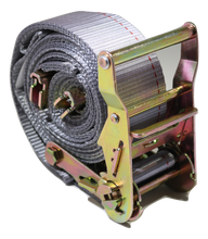 Load image into Gallery viewer, 2"x 16 Ft Logistic Van Ratchet E-Track Straps w/ Spring E Fittings | 20 PACK