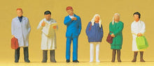 Load image into Gallery viewer, Preiser 14071 HO Scale Pedestrians -- Waiting Travellers At The Platform