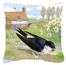 Load image into Gallery viewer, House Martin by Sarah Adams Canvas Decorative Pillow ASAD0682PW1414