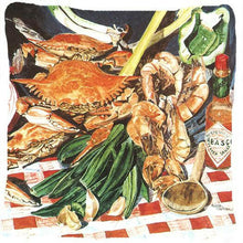 Load image into Gallery viewer, Crab Boil Decorative   Canvas Fabric Pillow