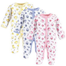 Load image into Gallery viewer, Luvable Friends Cotton Preemie Sleep &amp; Play 3 Pack