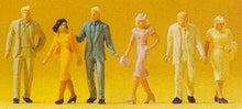Load image into Gallery viewer, Preiser 14134 HO Scale Pedestrians -- Passers-By pkg(6)