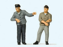Load image into Gallery viewer, Preiser 44919 G Scale Railroad Engineer &amp; Fireman in Cab -- Set #3