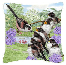 Load image into Gallery viewer, Long Tailed Tits by Sarah Adams Canvas Decorative Pillow ASAD0690PW1414