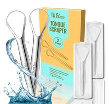Load image into Gallery viewer, [2PKS] KN FLAX Tongue Scraper with Cases | Medical Grade