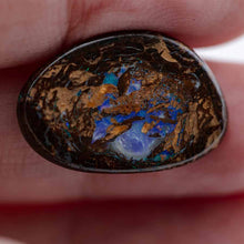 Load image into Gallery viewer, Natural Australian Boulder Opal Loose Gemstone Blue&amp; Green&amp; Purple