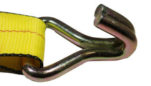 Load image into Gallery viewer, 3" x 30 Ft Heavy Duty Flatbed Ratchet Strap w/ Wire Hooks | R330W