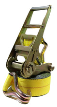 Load image into Gallery viewer, 3" x 30 Ft Heavy Duty Flatbed Ratchet Strap w/ Wire Hooks | R330W