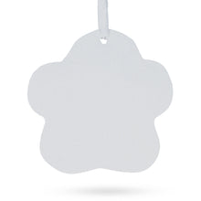 Load image into Gallery viewer, Set of 2 Unfinished Unpainted White Plaster Animal Print Ornament Plaques