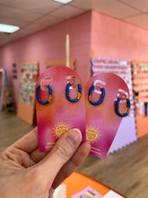 Load image into Gallery viewer, Spring colorful hoop earrings