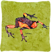 Load image into Gallery viewer, Frog Decorative   Canvas Fabric Pillow