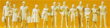 Load image into Gallery viewer, Preiser 63000 I Scale Unpainted Figures -- Standing Passengers &amp; Passers-By