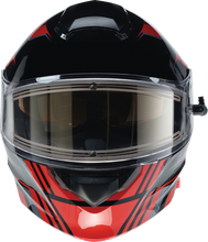 Load image into Gallery viewer, Z1R, Z1R Solaris 2.0 Helmet First Tracks Electric Dual Pane Shield Black/Red Small - Part 0120-0826