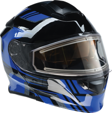 Load image into Gallery viewer, Z1R, Z1R Solaris 2.0 Helmet - First Tracks Electric Dual Pane Shield - Black/Blue XL (Part Number 0120-0835)